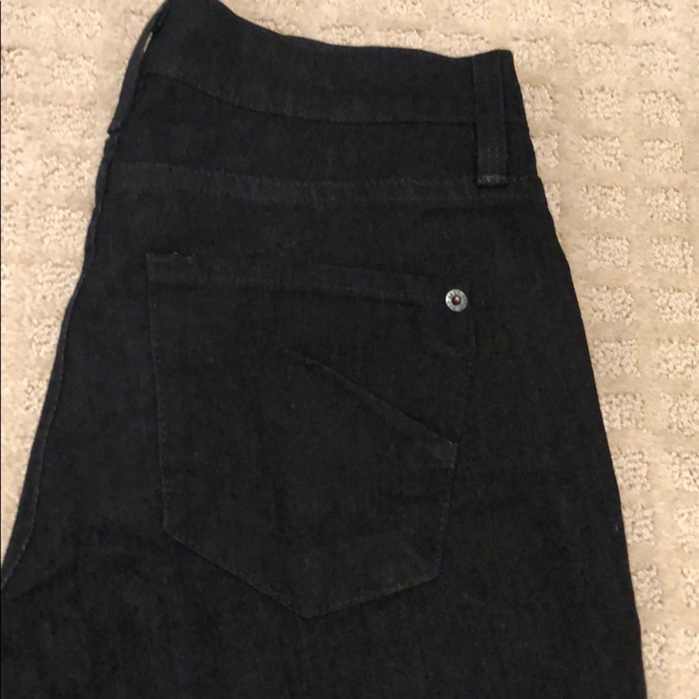 Dark denim, no fade